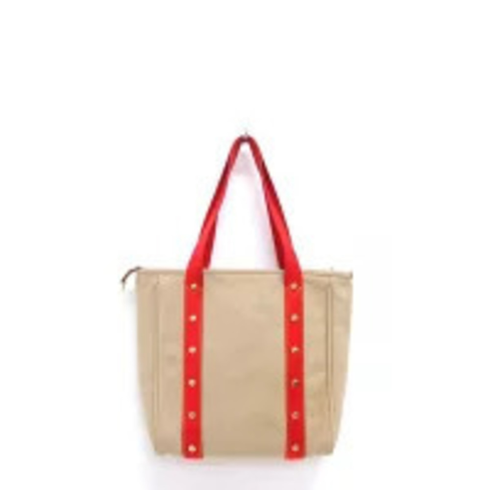 Louis Vuitton Tote Beige bag Red Antigua Cabas Tan Red